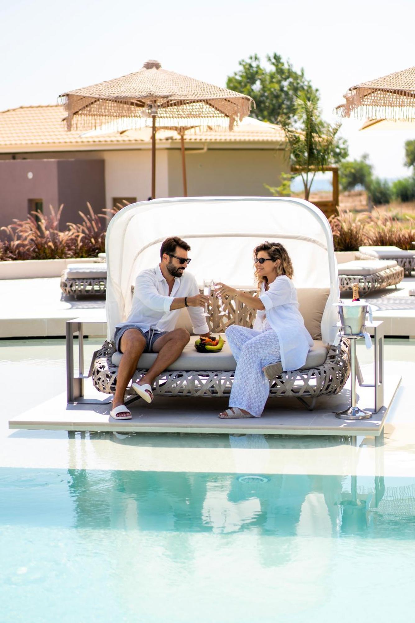 Grand Elis Hotel & Spa Resort Kourouta Bagian luar foto